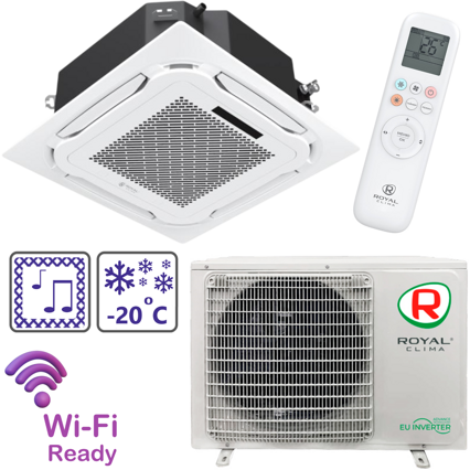 Кондиционер Royal Clima кассетный сплит-система серии COMPETENZA FULL DC EU INVERTER CO-4C 36HNCI/CO-E 36HNCI/pan 8D2