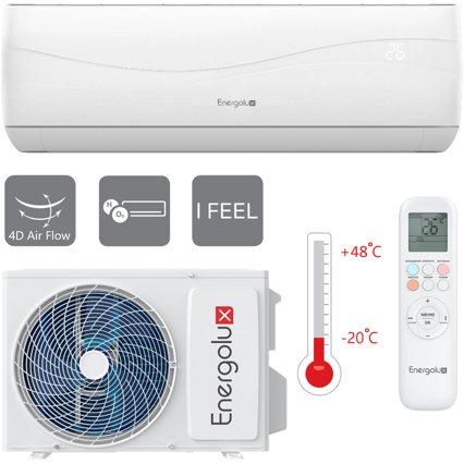 Кондиционер Energolux настенный сплит-система серии ZURICH 4 DC Inverter SAS09Z4-AI/SAU09Z4-AI